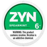 Spearmint Zyn Bolsas de Nicotina 6mg